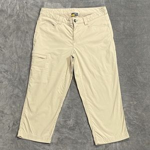 Eddie Bauer Travex Lightweight Khaki Capris